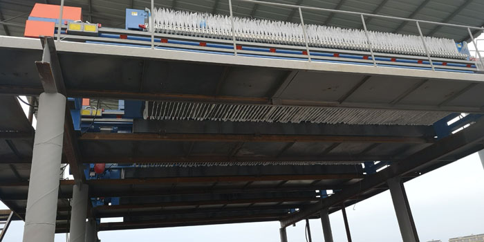 洗沙污水壓濾機(jī)現(xiàn)場